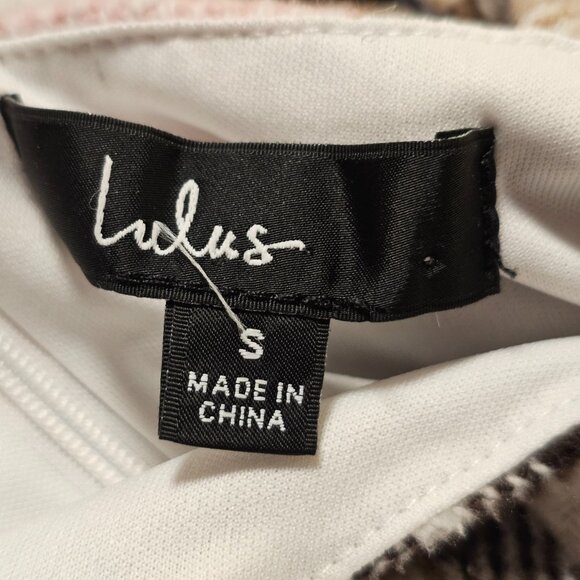 Lulus Women's Skort Order Pink and Cream Plaid Sleeveless Romper (S) - Picture 12 of 12